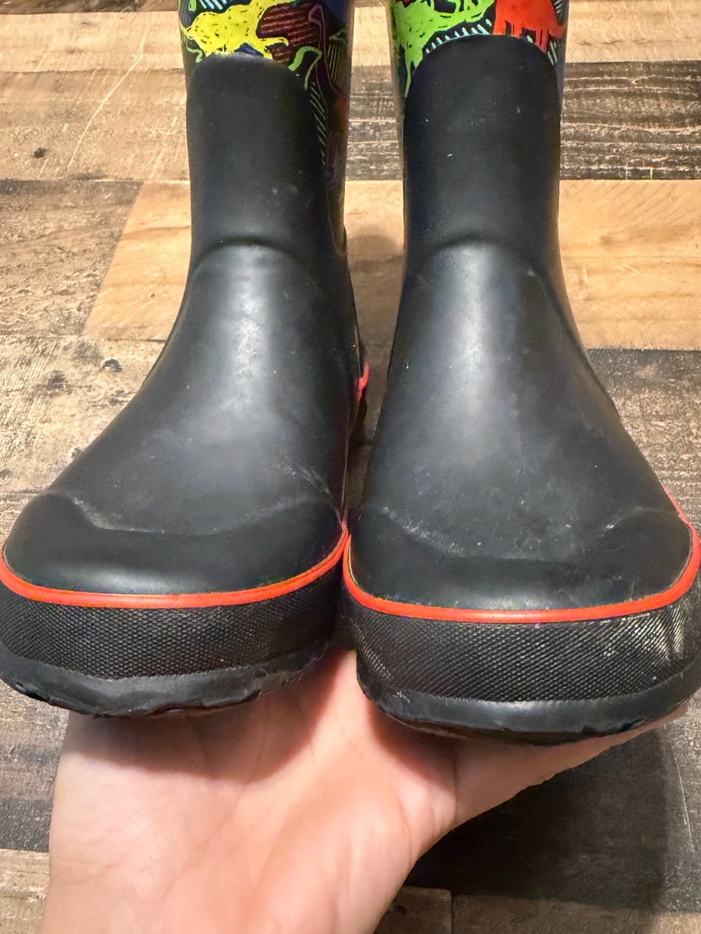 BOGS Kids Dinosaur Rain Boots - Picture 5 of 8